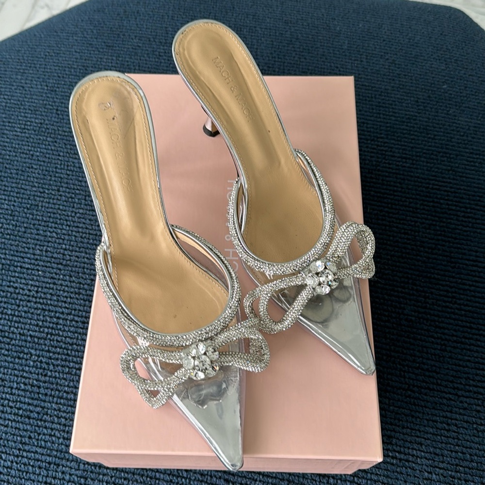 Mach and Mach Double Bow PVC Mule
